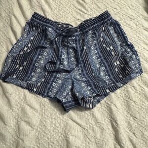 GAP Navy Patterned Women's Shorts